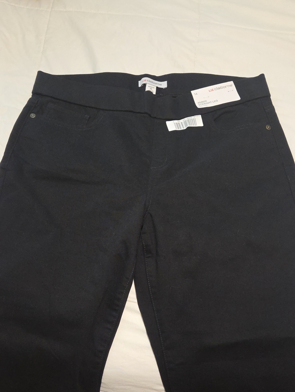 Liz Claiborne Black Pull-On Stretch Jeggings